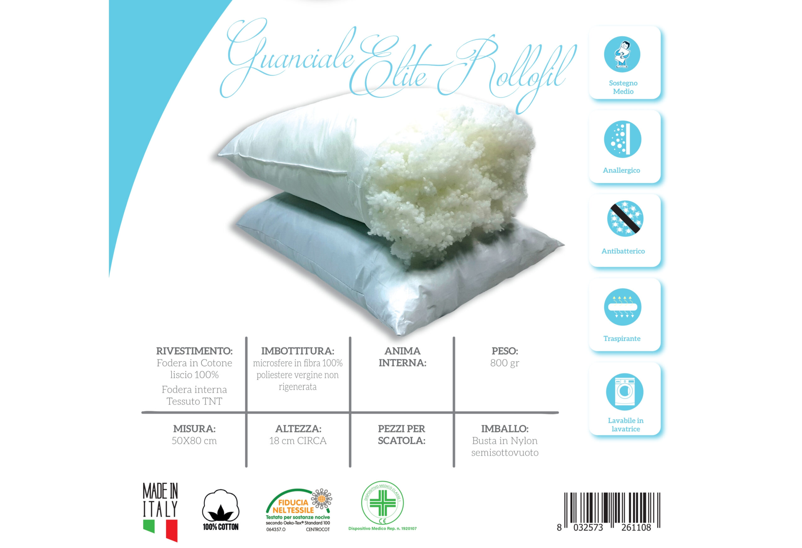 Cuscino Elite Rollofil - immagine 5